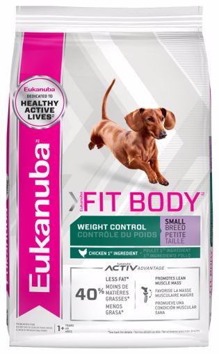 Picture of 15 LB. FIT BODY WEIGHT CONTROL SMALL BREED DOG DRY FOOD