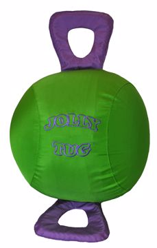 Picture of 10 IN. TUG-N-TOSS JOLLY BALL GREEN APPLE - EQUINE