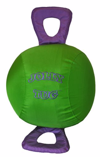 Picture of 10 IN. TUG-N-TOSS JOLLY BALL GREEN APPLE - EQUINE