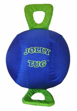 Picture of 10 IN. TUG-N-TOSS JOLLY BALL BLUE BERRY - EQUINE