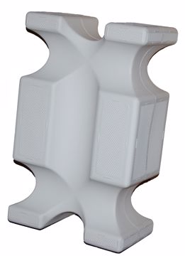 Picture of 2 PK. JUMP BLOCK WHITE - EQUINE