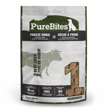 Picture of 2 OZ. PUREBITES FREEZE DRIED DOG TREATS - BEEF LIVER
