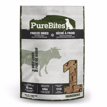 Picture of 4.2 OZ. PUREBITES FREEZE DRIED DOG TREATS - BEEF LIVER