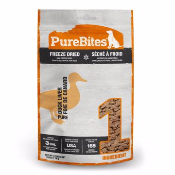 Picture of 2.6 OZ. PUREBITES FREEZE DRIED DOG TREATS - DUCK