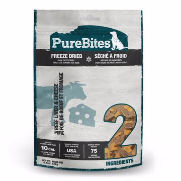 Picture of 4.2 OZ. PUREBITES FREEZE DRIED DOG TREATS - BEEF & CHEESE