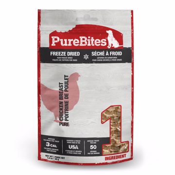Picture of 1.4 OZ. PUREBITES FREEZE DRIED DOG TREATS - CHICKEN BREAST