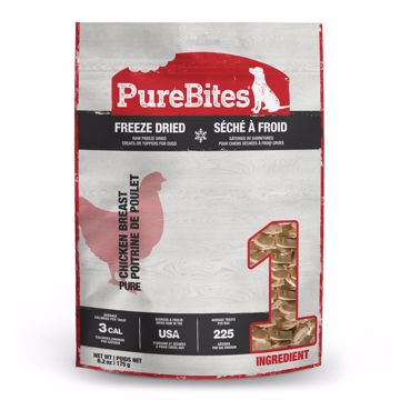 Picture of 6.2 OZ. PUREBITES FREEZE DRIED DOG TREATS - CHICKEN BREAST
