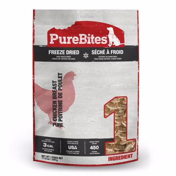 Picture of 11.6 OZ. PUREBITES FREEZE DRIED DOG TREATS - CHICKEN BREAST