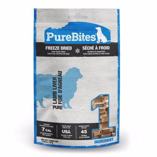 Picture of 1.58 OZ. PUREBITES FREEZE DRIED DOG TREATS - LAMB