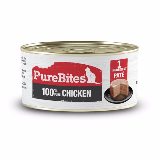 Picture of 12/2.5 OZ. PUREBITES 100% CHICKEN PATE - CAT