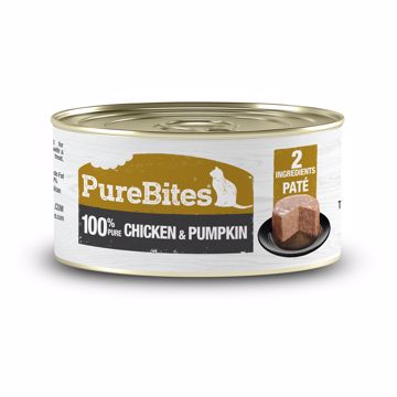 Picture of 12/2.5 OZ. PUREBITES 100% PURE CHICKEN/PUMPKIN PATE - CAT