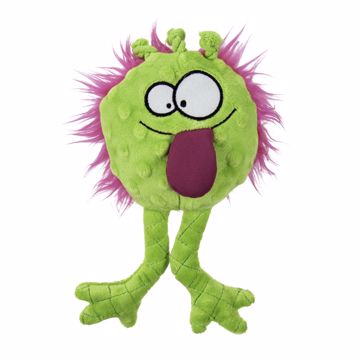 Picture of SM. LIME GERM - SOFT PLUSH DOG TOY W/ODOR-ELIMINATING OILS