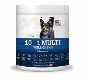 Picture of 60 CT. VETALITY 10 IN 1 MULTI-WELL DOG CHEWS