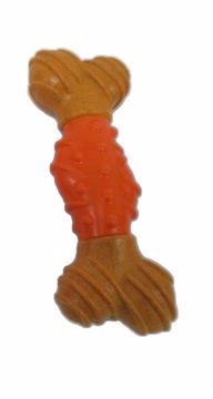 Picture of 6 IN. BAMBONE DENTAL BONE - PEANUT BUTTER