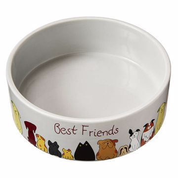 Picture of 7 IN. BEST FRIENDS DOG DISH