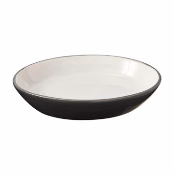 Picture of 6 IN. 2 TONE GRAY OVAL CAT DISH