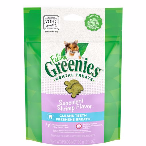 Picture of 2.1 OZ. GREENIES FELINE DENTAL TREAT - SHRIMP