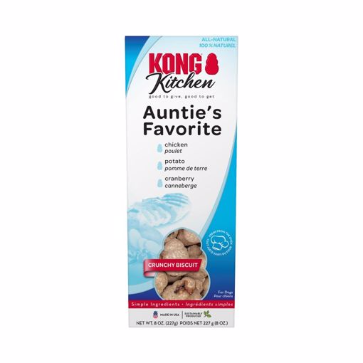 Picture of 8 OZ. KONG KITCHEN CRUNCHY BISCUIT AUNTIES FAV. DOG TREAT