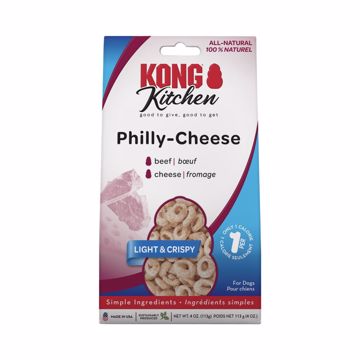 Picture of 4 OZ. KONG KITCHEN LIGHT/CRISPY PHILLY CHEESE DOG TREAT