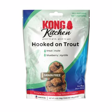 Picture of 5 OZ. KONG KITCHEN GRAIN FREE HOOKED ON TROUT DOG TREAT
