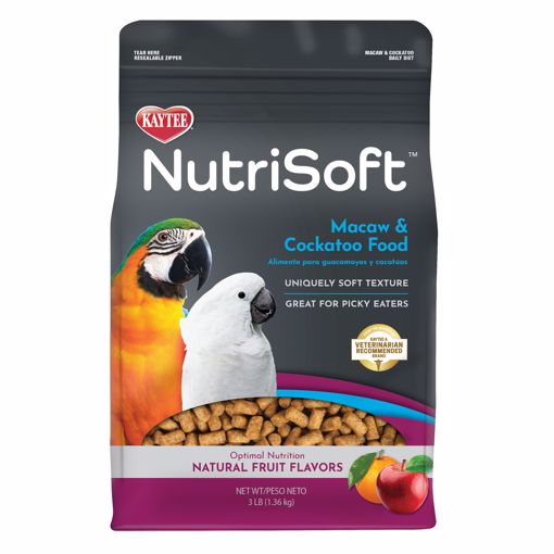 Picture of 3 LB. NUTRISOFT COCKATOO & MACAW