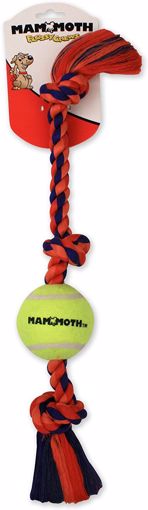 Picture of 20 IN. MED. COLOR 3 KNOT TUG W/ TENNIS BALL