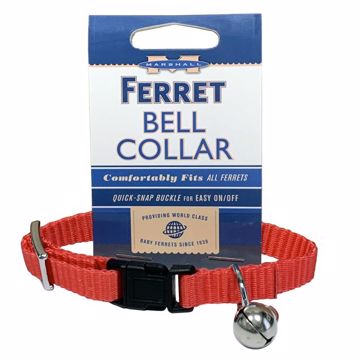 Picture of FERRET BELL COLLAR - RED