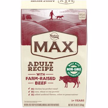 Picture of 25 LB. MAX ADULT DOG  - BEEF MEAL/BROWN RICE