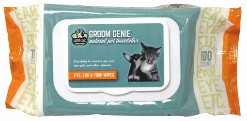 Picture of 100 PK. GROOM GENIE SENSITIVE WIPES SOFT PACK WITH LID