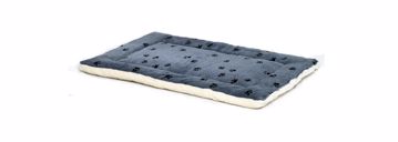 Picture of 14X22 IN. PAW PRINT REVERSIBLE BED - BLUE