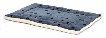 Picture of 26X42 IN. PAW PRINT REVERSIBLE BED - BLUE