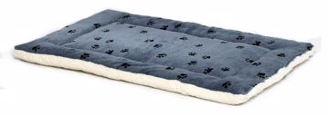 Picture of 30X48 IN. PAW PRINT REVERSIBLE BED - BLUE