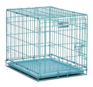 Picture of 24X18X19 IN. SINGLE DOOR ICRATE DOG CRATE - BLUE