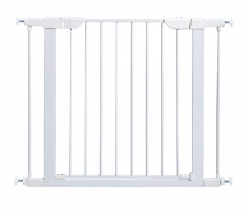 Picture of 29 IN. WHITE STEEL GATE - FITS UPTO 38 IN.