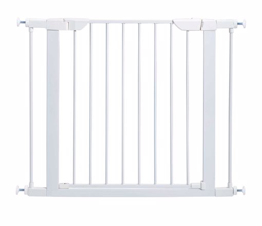 Picture of 29 IN. WHITE STEEL GATE - FITS UPTO 38 IN.