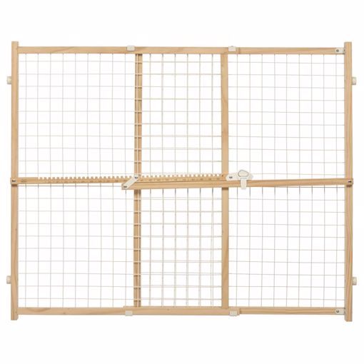 Picture of 32 IN. WOOD GATE-  PATENTED LATCH WIRE MESH - FITS 29-50 IN.