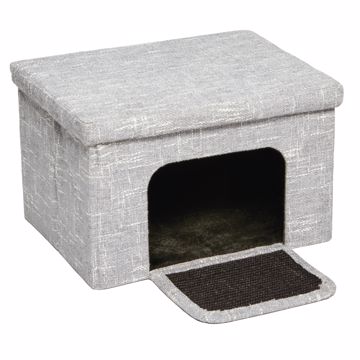 Picture of CURIOUS CAT COTTAGE - SILVER MESH