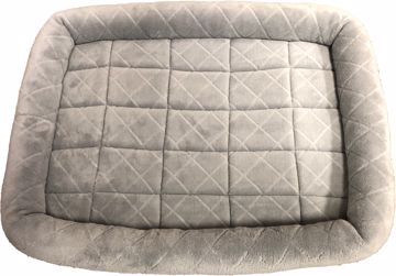 Picture of 22 IN. QUIET TIME BED - DELUXE DIAMOND STITCH- GRAY