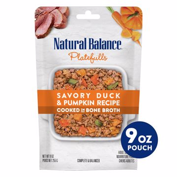 Picture of 12/9 OZ. PLATEFULS SAVORY DUCK/PUMPKIN RECIPE WET DOG FOOD