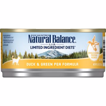Picture of 24/5.5 OZ. LID DUCK/GREEN PEA FORMULA CANNED CAT FOOD