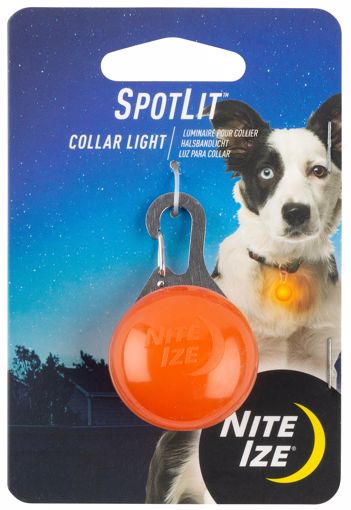 Picture of SPOTLIT - COLLAR LIGHT - ORANGE