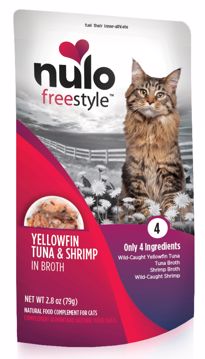 Picture of 24/2.8 OZ. FREESTYLE CAT POUCH - Y. TUNA  SHRIMP IN BROTH