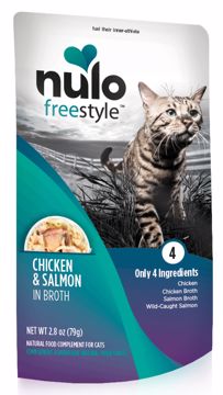 Picture of 24/2.8 OZ. FREESTYLE CAT POUCH - CHICKEN  SALMON IN BROTH