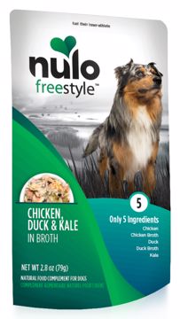 Picture of 24/2.8 OZ. FREESTYLE DOG POUCH - CHICKEN/DUCK  KALE IN BROTH