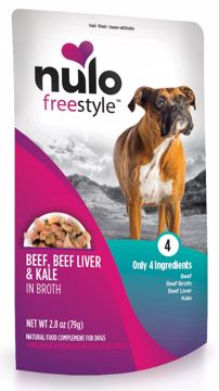 Picture of 24/2.8 OZ. FREESTYLE DOG POUCH - BEEF  KALE IN BROTH