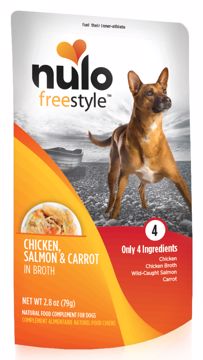Picture of 24/2.8 OZ. FREESTYLE DOG POUCH - CHIK/SALMN CARROT IN BROTH