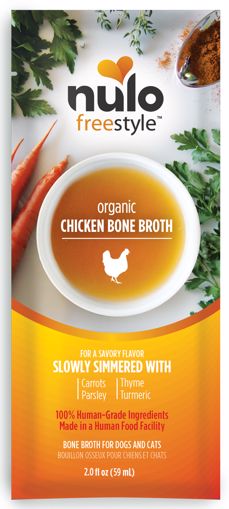 Picture of 24/2 OZ. FREESTYLE ORGANIC CHICKEN BONE BROTH - DOG & CATS