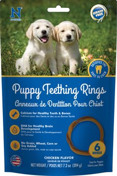 Picture of 6 PK. GF PUPPY TEETHING RINGS - CHICKEN