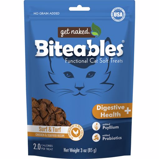 Picture of 3 OZ. CAT DIGESTIVE HEALTH PLUS - BITEABLES SOFT TREATS