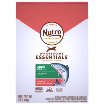 Picture of 14 LB. NUTRO ADULT CAT SALMON/WHOLE BROWN RICE RECIPE